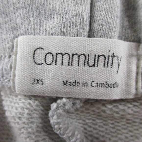 Aritzia Community Sweatpants Womens 2XS Heather Gray High Rise Fleece Jogger - Picture 13 of 16